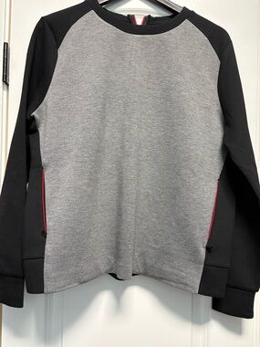 Porsche Black & Gray Zip-Up sweatshirt with Red Trim